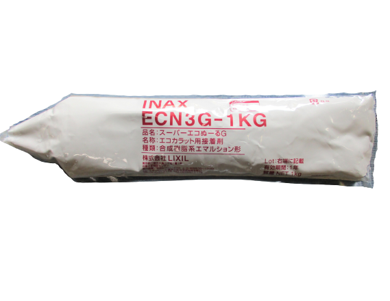 スーパーエコぬーるG 1㎏　＆　タイル用ヘラ（コンビ）120ｍｍのセット